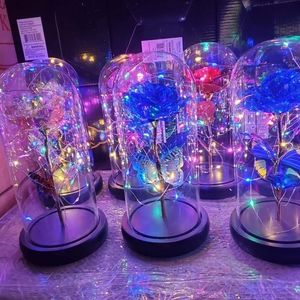 Butterfly 🦋 galaxy rose glass dome each 12.00